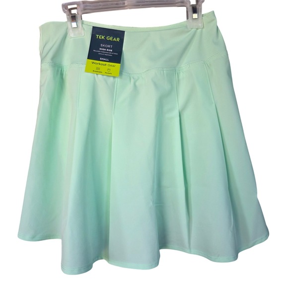tek gear Pants - NWT Tek Gear High Rise Skort tennis Golf Skirt with Shorts Pockets Mint Breeze S